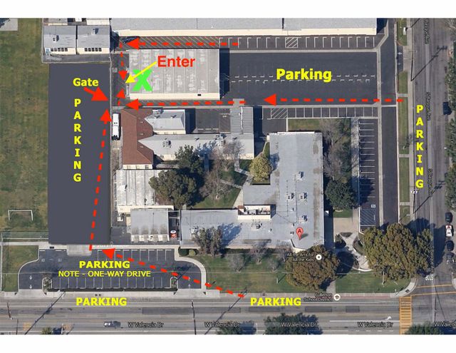 Fullerton Parking Map