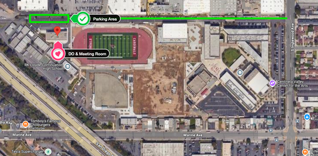 Centinela Valley Parking Map